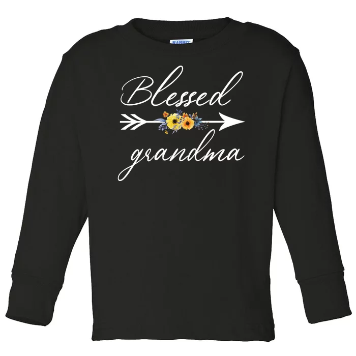 Blessed Grandma Toddler Long Sleeve Shirt