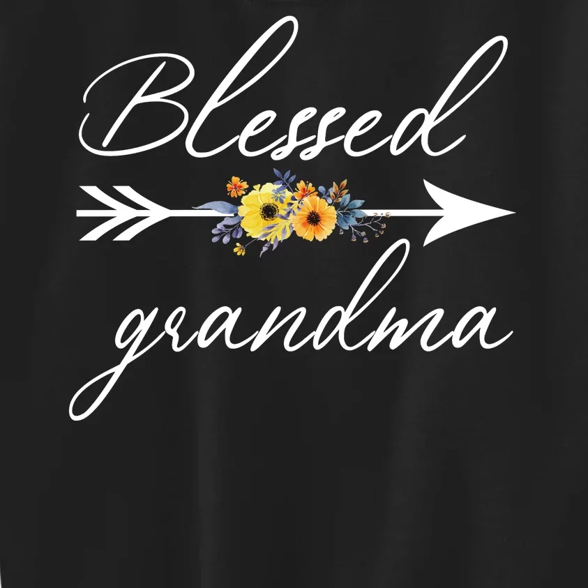 Blessed Grandma Kids Sweatshirt