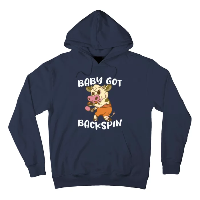 Baby Got Backspin Table Tennis Funny Ping Pong Hoodie