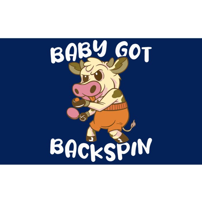 Baby Got Backspin Table Tennis Funny Ping Pong Bumper Sticker