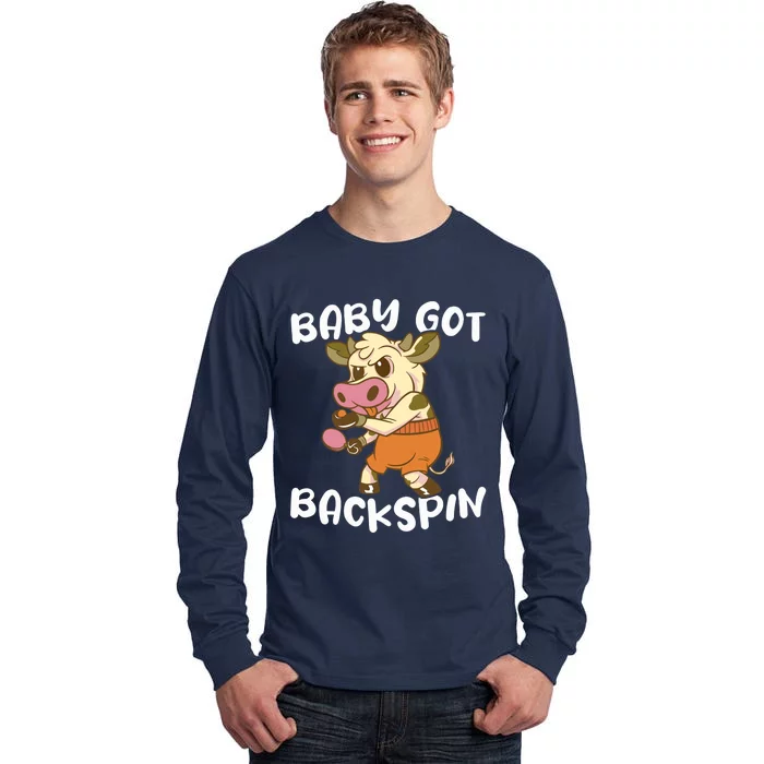 Baby Got Backspin Table Tennis Funny Ping Pong Tall Long Sleeve T-Shirt