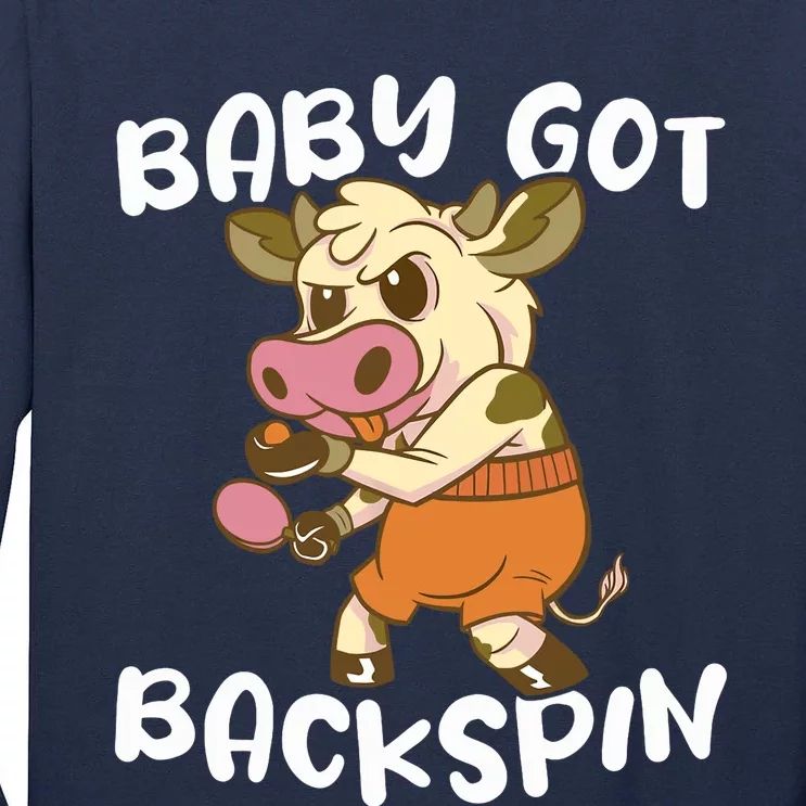 Baby Got Backspin Table Tennis Funny Ping Pong Tall Long Sleeve T-Shirt