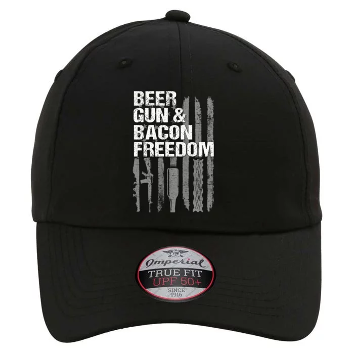 Beer Guns Bacon & Freedom Patriotic Veteran Flag The Original Performance Cap