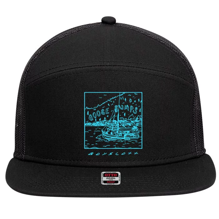 Boyscott Goose Bumps 7 Panel Mesh Trucker Snapback Hat