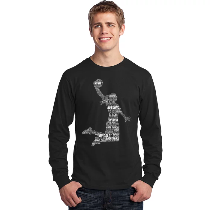 Basketball Girl Long Sleeve Shirt