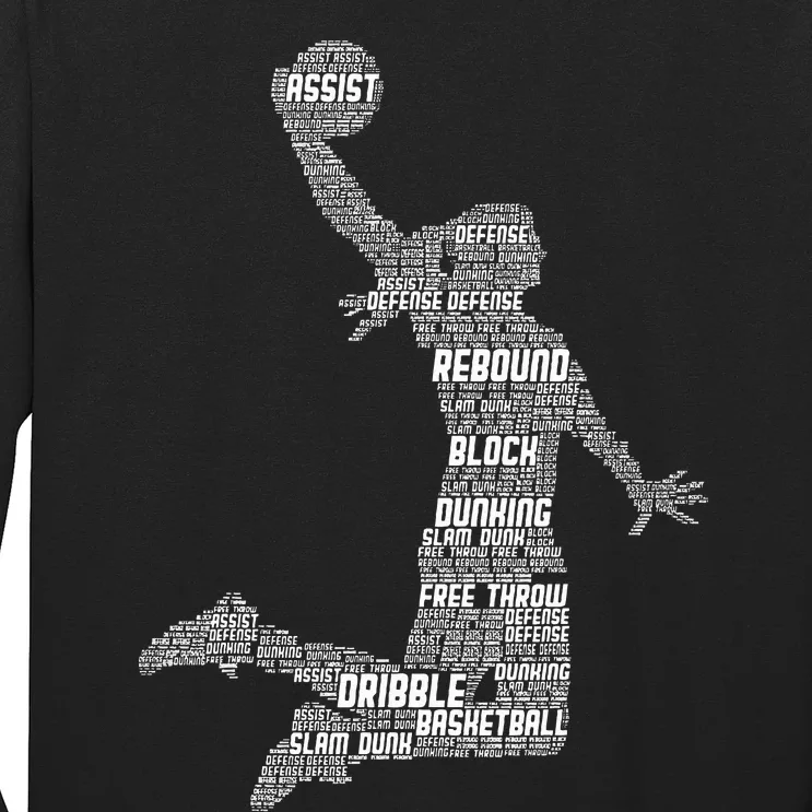 Basketball Girl Long Sleeve Shirt