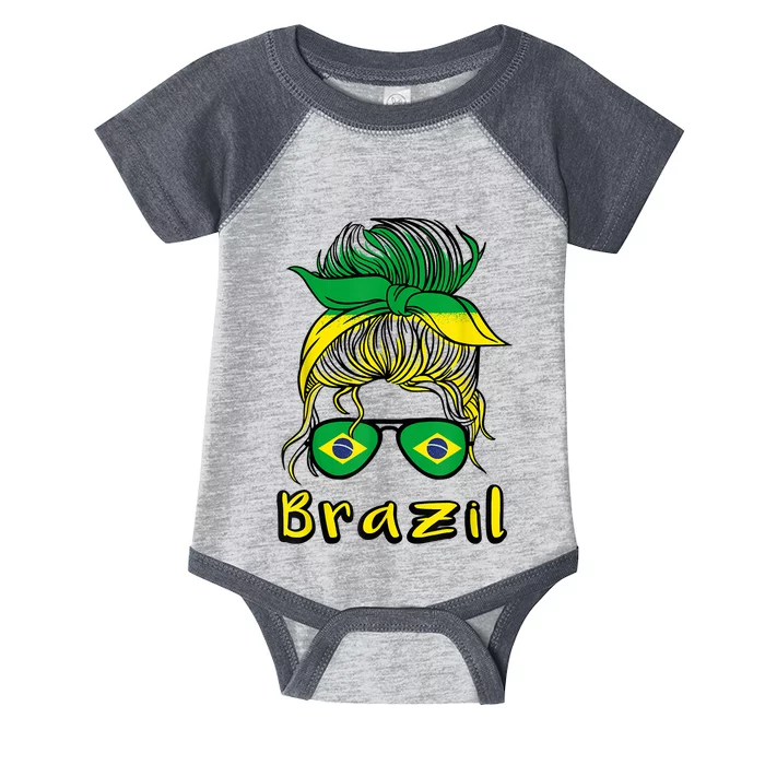 Brazilian Girl Brazil Girls Football Brasil Brazilian Infant Baby Jersey Bodysuit