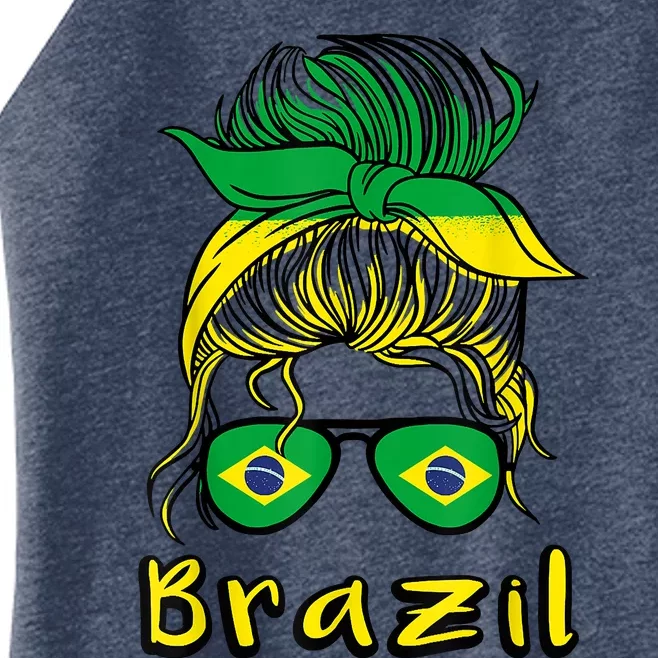 Brazilian Girl Brazil Girls Football Brasil Brazilian Women’s Perfect Tri Rocker Tank