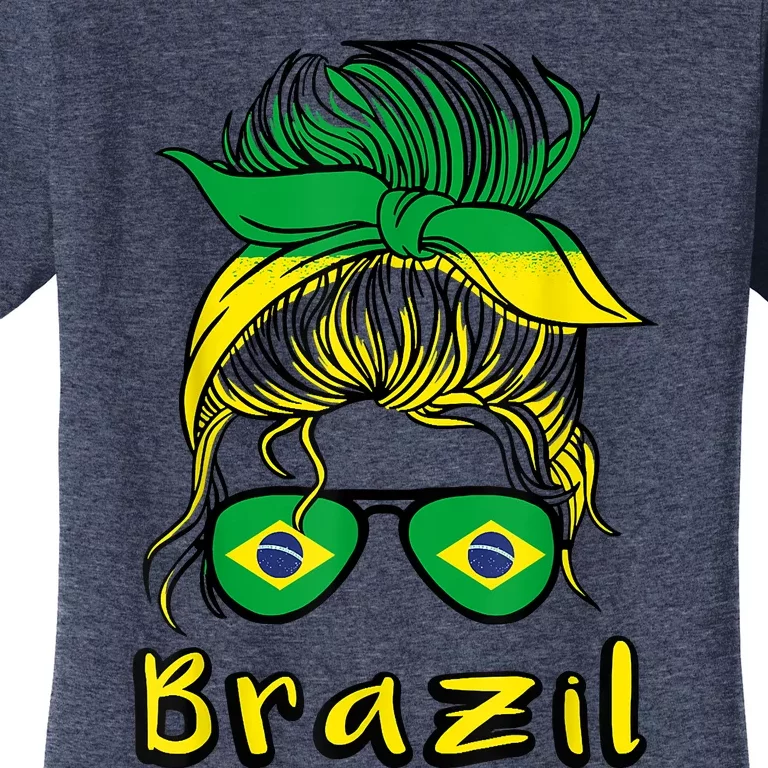 Brazilian Girl Brazil Girls Football Brasil Brazilian Women's T-Shirt