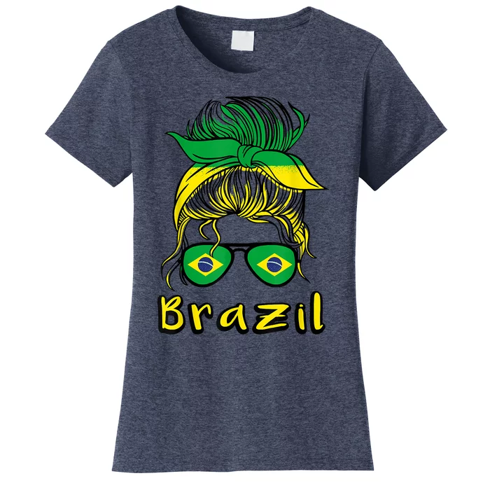 Brazilian Girl Brazil Girls Football Brasil Brazilian Women's T-Shirt