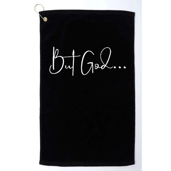 But God Platinum Collection Golf Towel