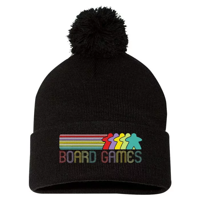 Board Games Pom Pom 12in Knit Beanie