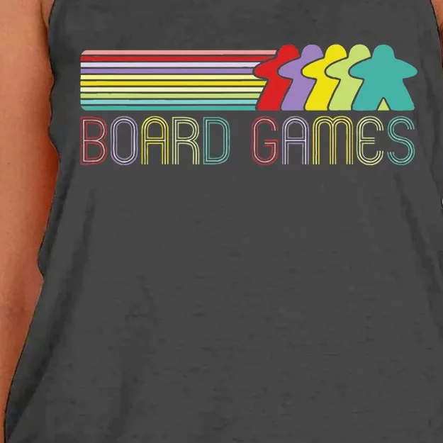 Board Games Women's Knotted Racerback Tank