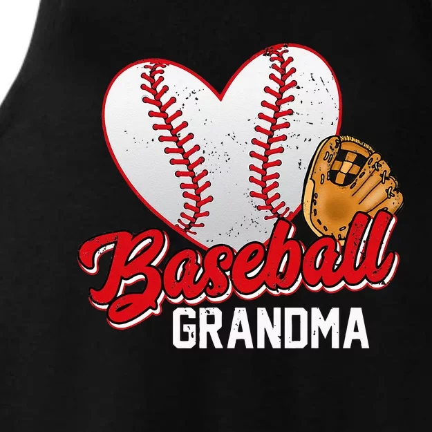 Baseball Grandma Baseball Lovers Mothers Day Gifts Women Ladies Tri-Blend Wicking Tank