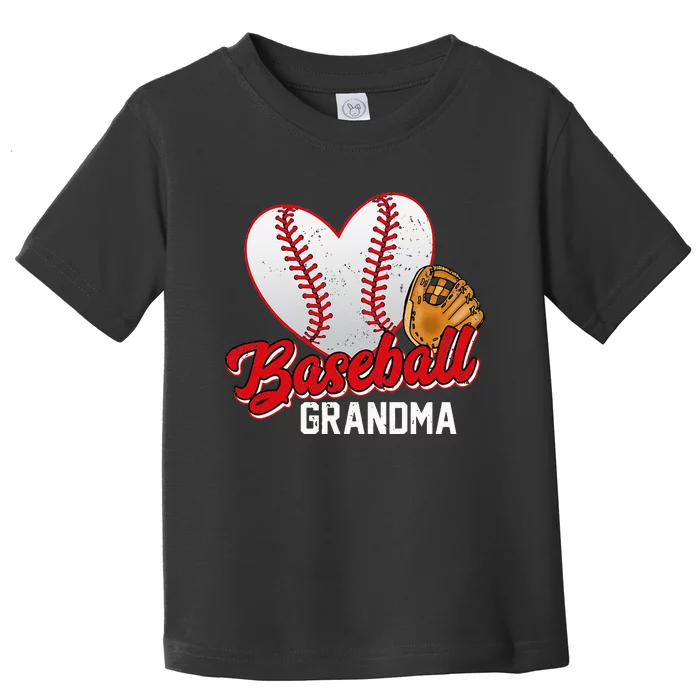 Baseball Grandma Baseball Lovers Mothers Day Gifts Women Toddler T-Shirt