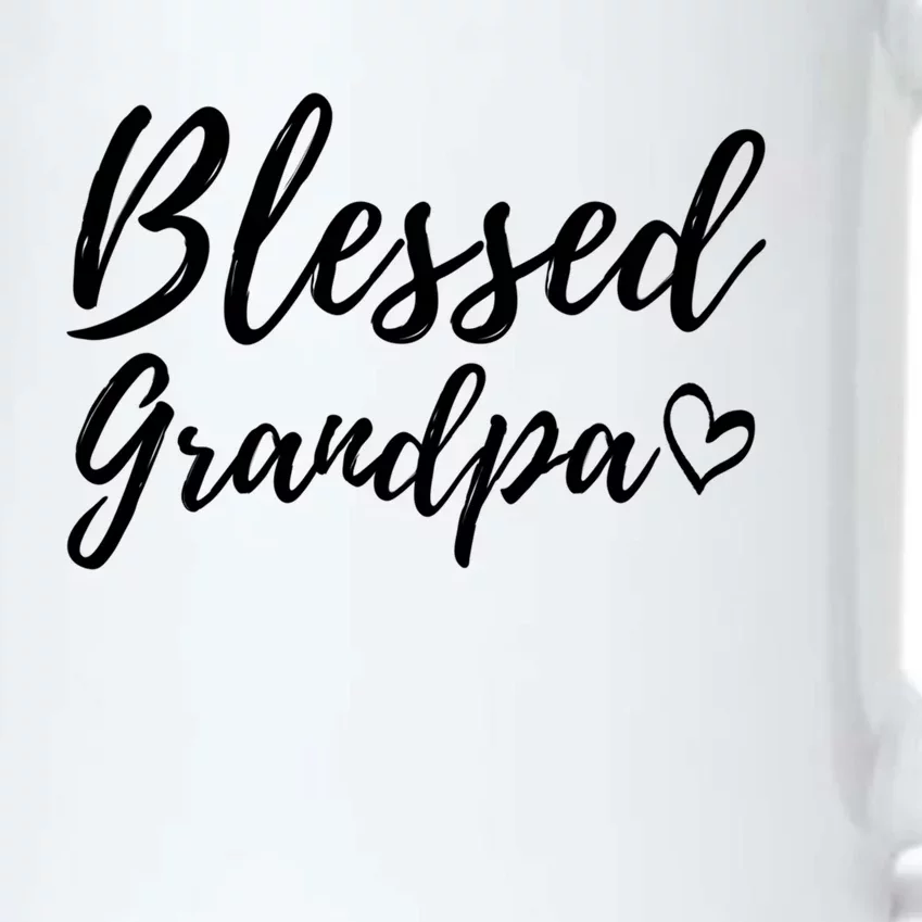 Blessed Grandpa Cute Gift Christmas Gift Grandpa Family Matching Meaningful Gift Black Color Changing Mug