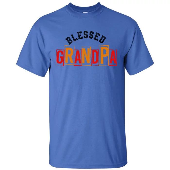 Blessed Grandpa Cute Gift Tall T-Shirt