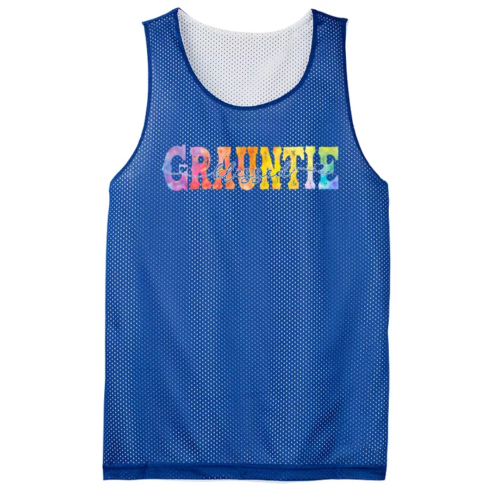 Blessed Grauntie Cute Colorful Hearts Aunt Gift Mesh Reversible Basketball Jersey Tank