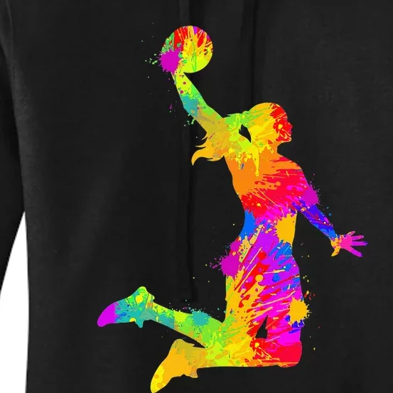 Basketball Game Coach Court Sport Player Fan Women's Pullover Hoodie