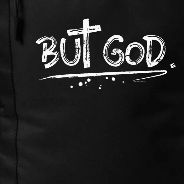 But God Christian Cross Gift Daily Commute Backpack