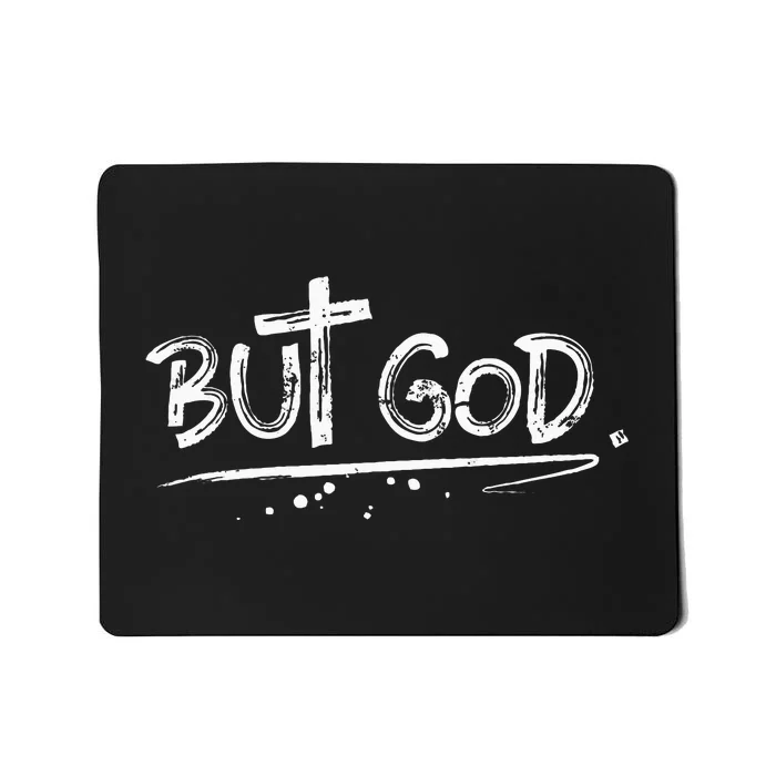 But God Christian Cross Gift Mousepad