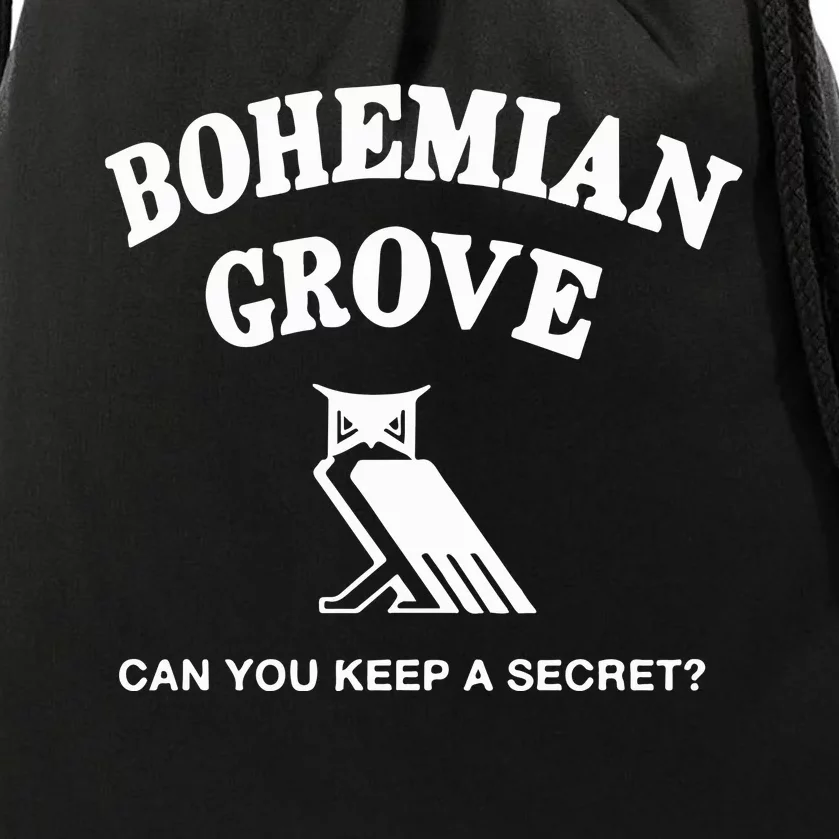 Bohemian Grove Can You Keep A Secret Drawstring Bag