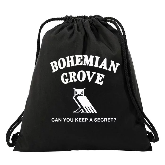 Bohemian Grove Can You Keep A Secret Drawstring Bag