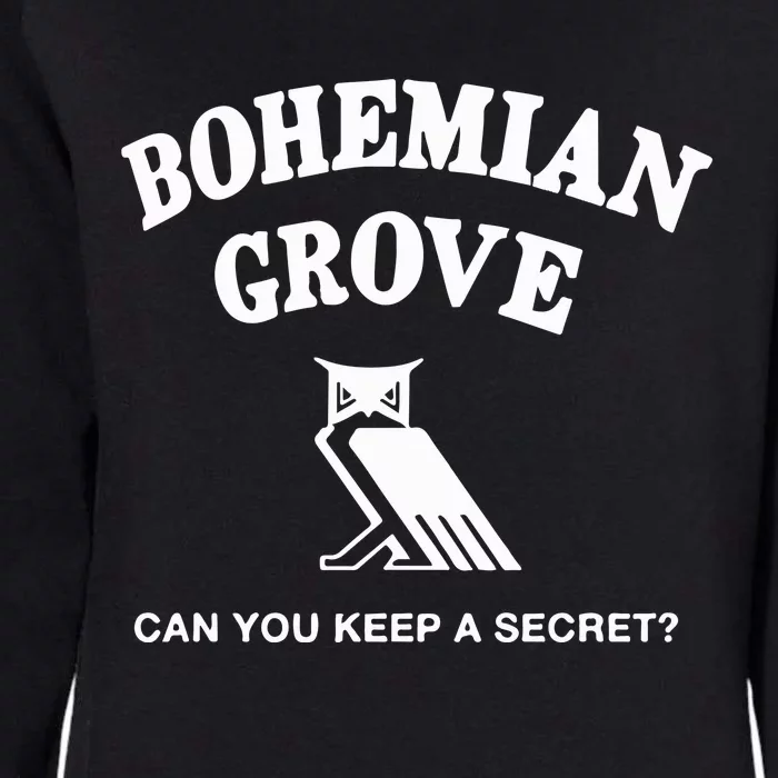 Bohemian Grove Can You Keep A Secret Womens California Wash Sweatshirt