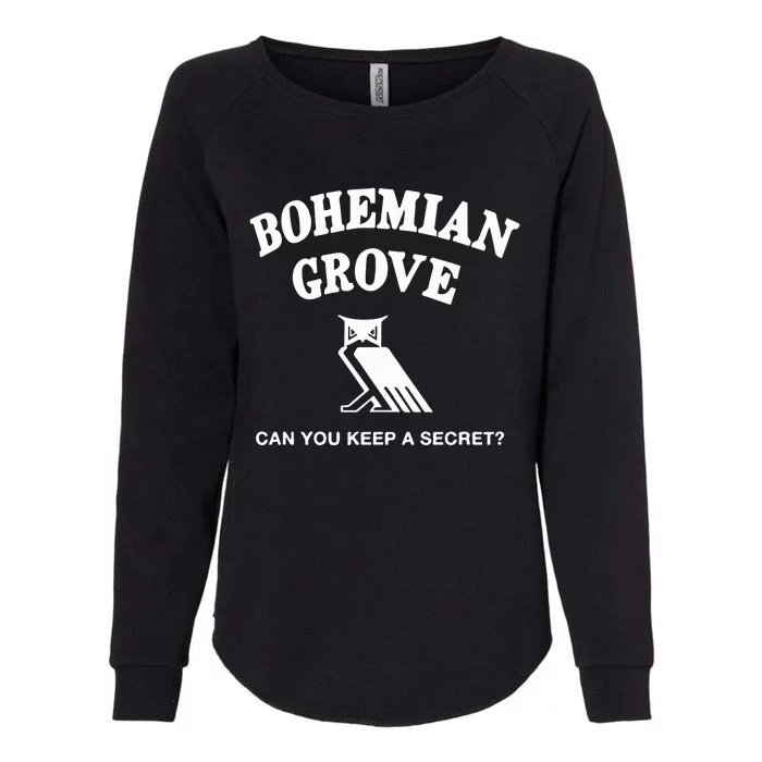 Bohemian Grove Can You Keep A Secret Womens California Wash Sweatshirt