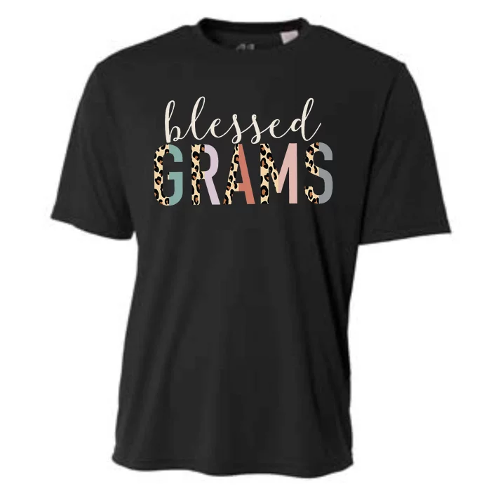 Blessed Grams Cute Leopard happy mother's day Cooling Performance Crew T-Shirt