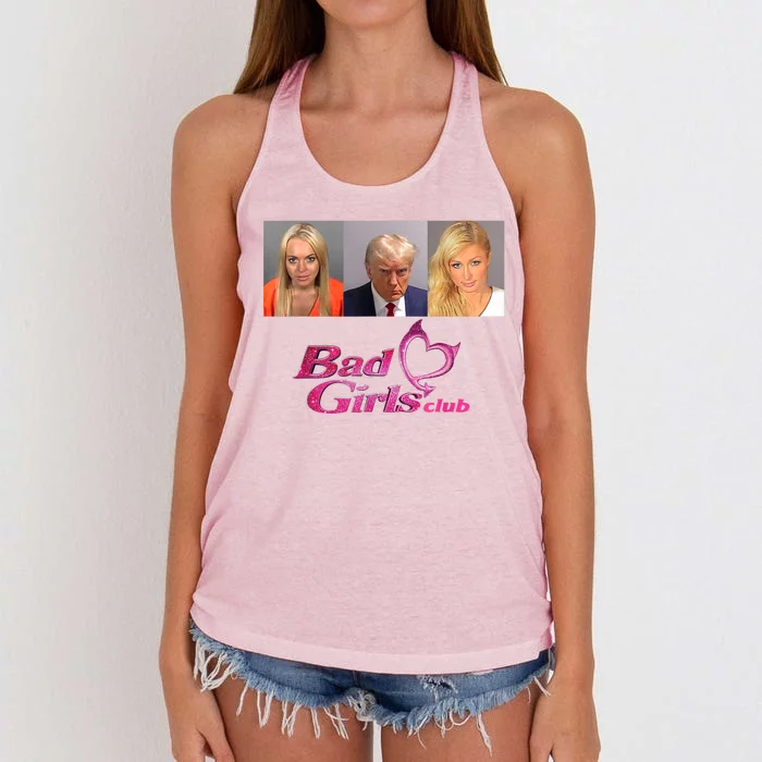 Bad Girls Club Trump 2024 Women's Knotted Racerback Tank