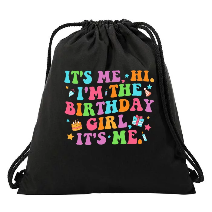 Birthday Girl Celebration Drawstring Bag