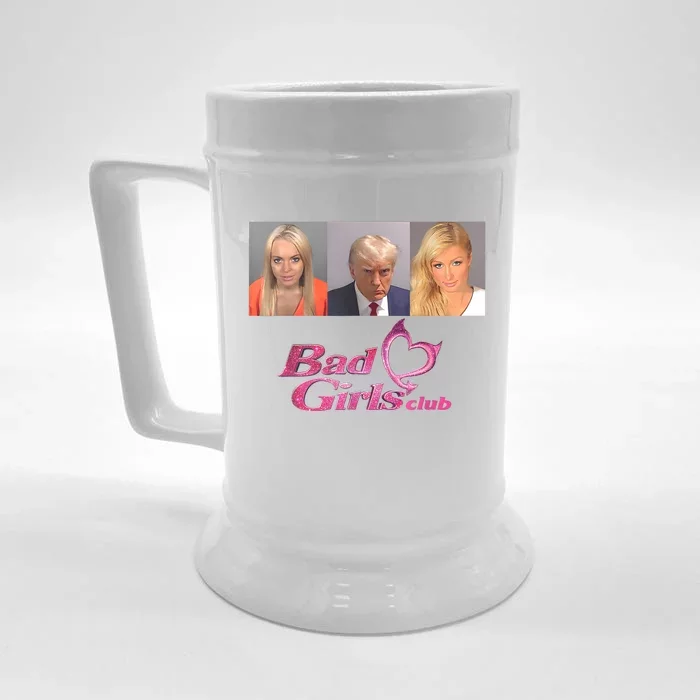 Bad Girls Club Donald Trump Mug Shot Front & Back Beer Stein