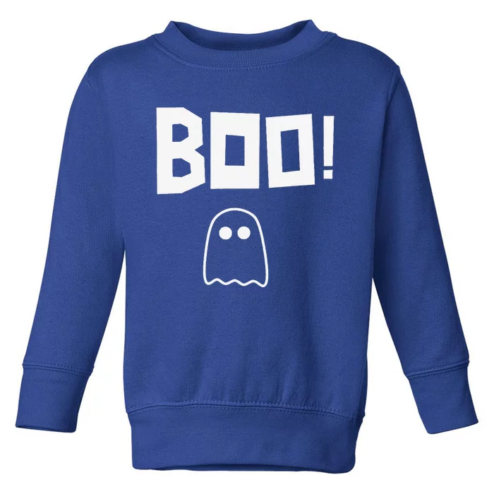 Boo! Ghost Creepy Scary Ghosts Boo Toddler Sweatshirt