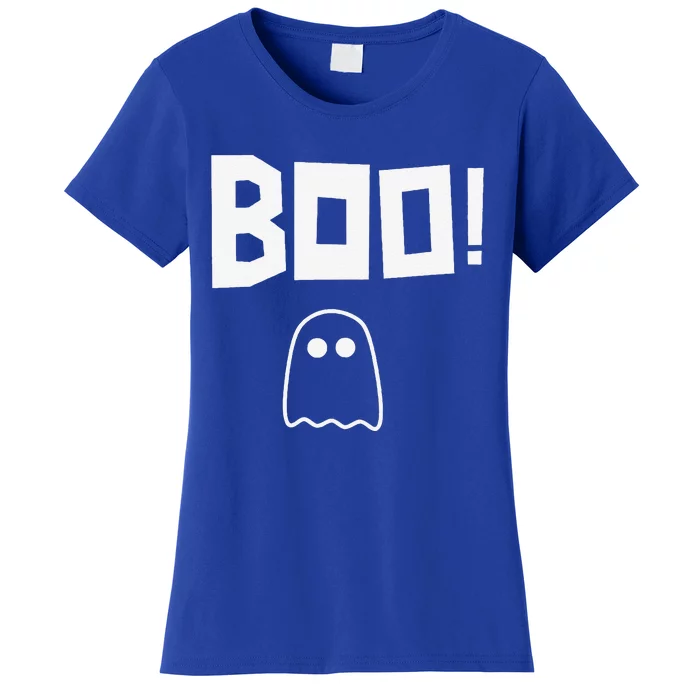 Boo! Ghost Creepy Scary Ghosts Boo Women's T-Shirt