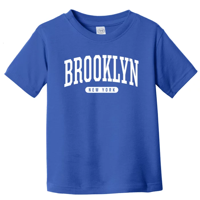 Brooklyn Gift College University Style Ny Usa Toddler T-Shirt