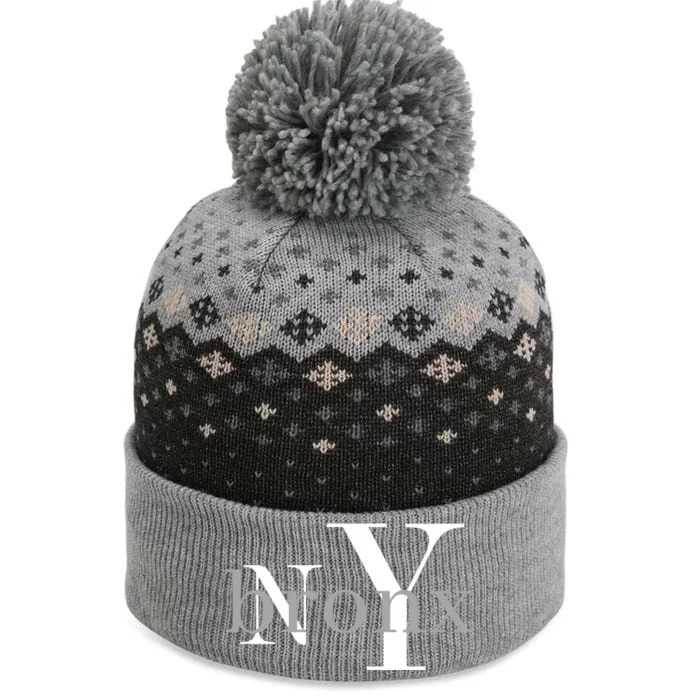 Bronx Gift Classic Design Style Bronx New York Ny Gift The Baniff Cuffed Pom Beanie