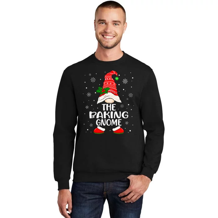 Baking Gnome Christmas Pajama Set Sweatshirt