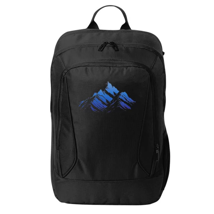 Blue Gradient Cool City Backpack