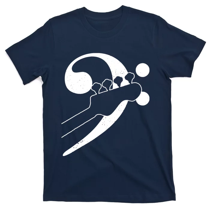 Bass Guitar Clef Bassist Musician Music Bass Player Gift T-Shirt