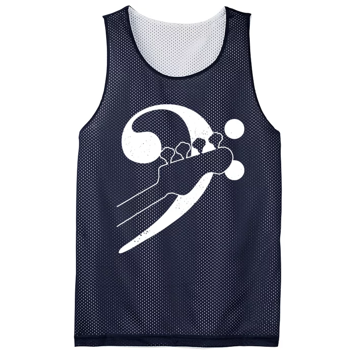 Bass Guitar Clef Bassist Musician Music Bass Player Gift Mesh Reversible Basketball Jersey Tank