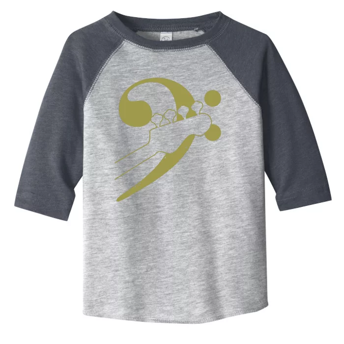 Bass Guitar Clef Bassist Musician Music Bass Player Gift Toddler Fine Jersey T-Shirt