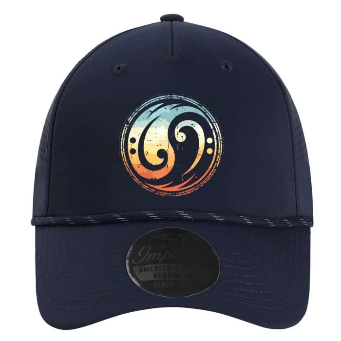 Bass Guitar Clef Yin Yang Vintage For Bassist Bass Player Performance The Dyno Cap