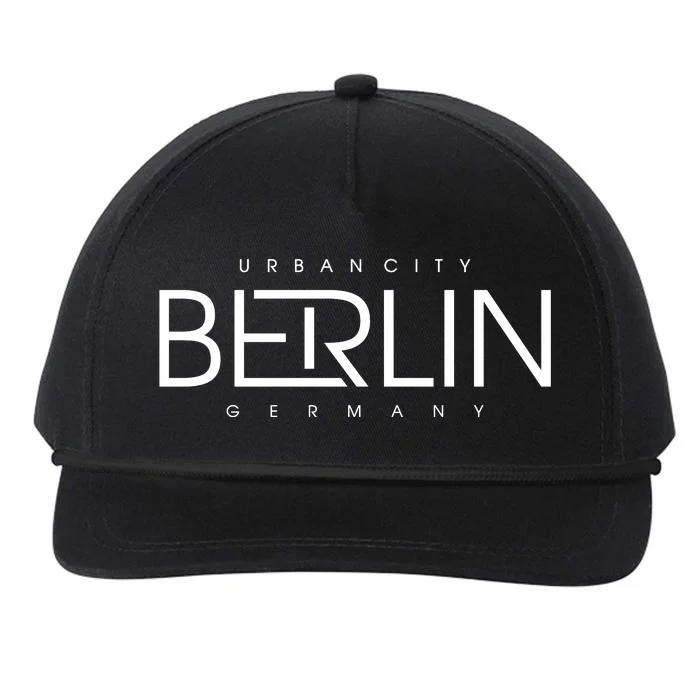 Berlin Germany Cool City Snapback Five-Panel Rope Hat