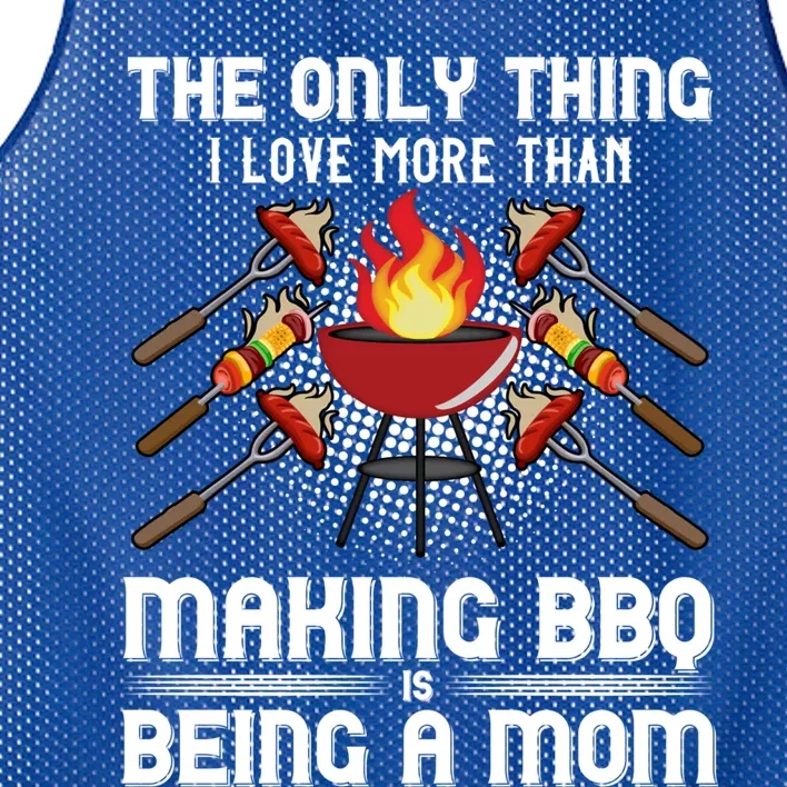 Barbecue Griller Chef Bbq Enthusiast Pitmaster Mother's Day Gift Mesh Reversible Basketball Jersey Tank