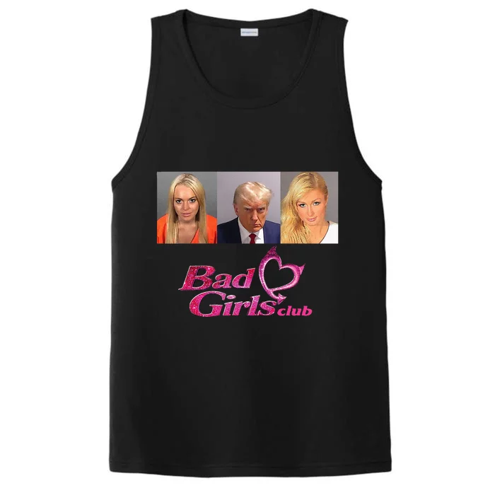 Bad Girls Club Donald Trump Mug Shot Performance Tank