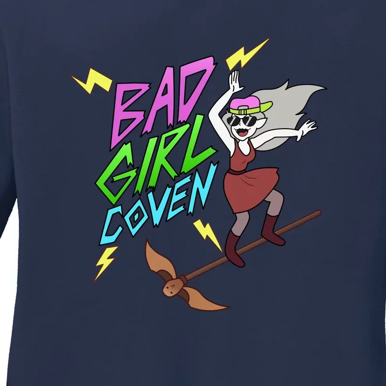 Bad Girl Coven Funny Bad Girl Ladies Long Sleeve Shirt