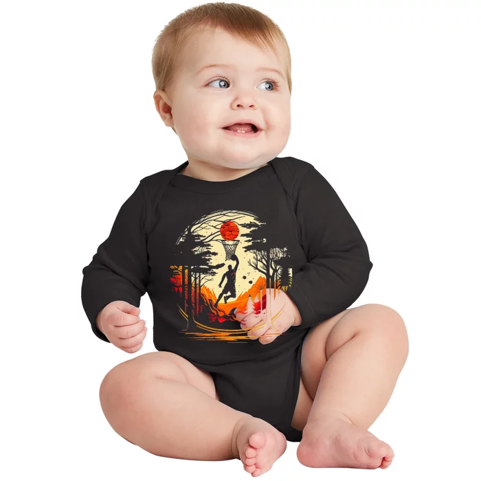 Basketball Game Coach Court Sport Player Fan Baby Long Sleeve Bodysuit