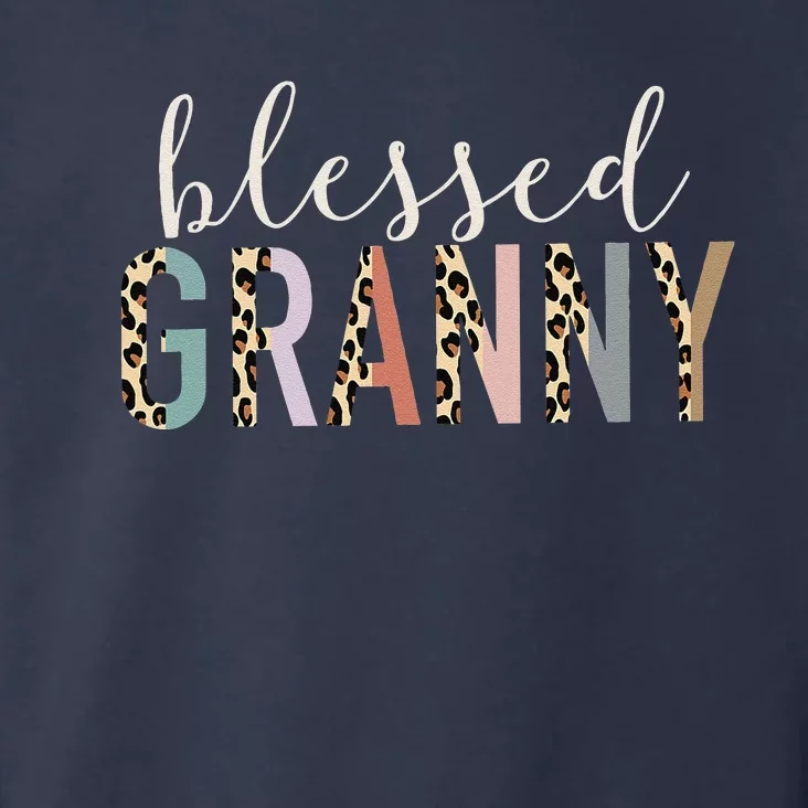 Blessed Granny Cute Leopard Print Toddler Hoodie