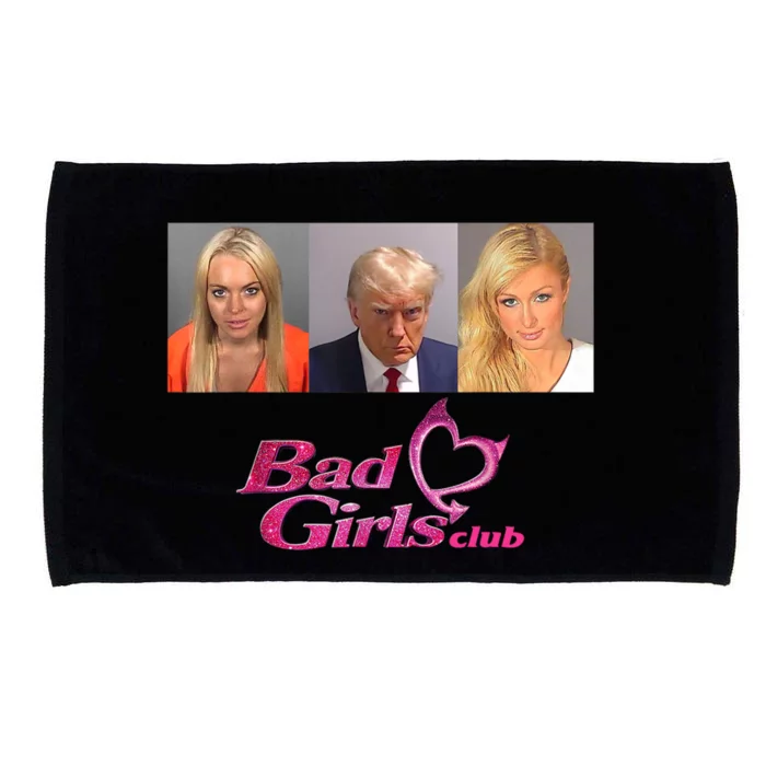 Bad Girls Club Trump 2024 Mugshot Microfiber Hand Towel